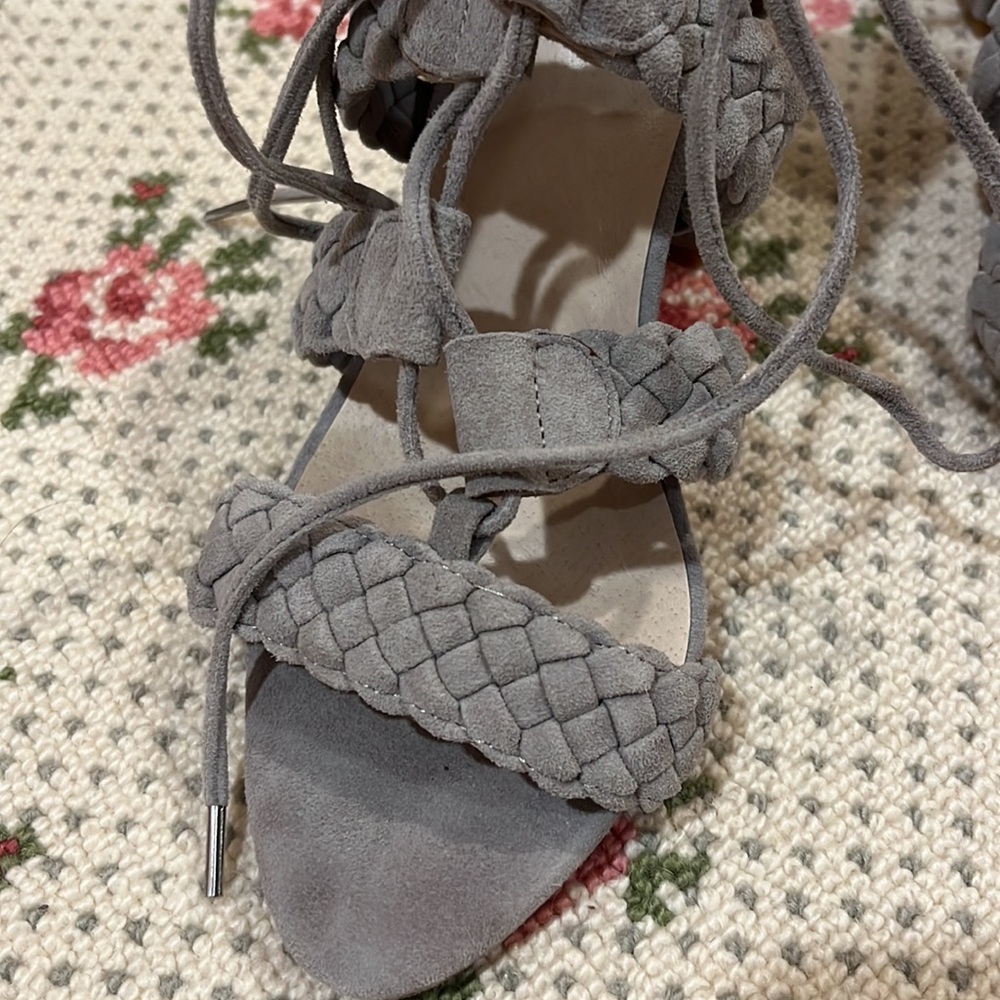 Raye Braided Grey Heel - Picture 4 of 6